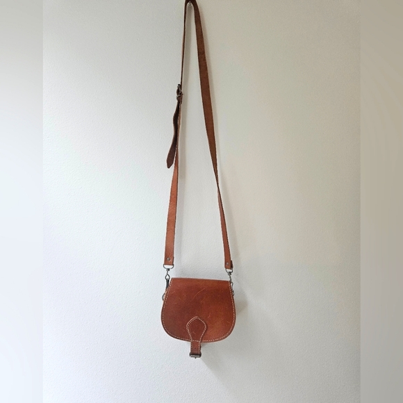 Handbags - Mini Leather Crossbody Bag Made in Greece